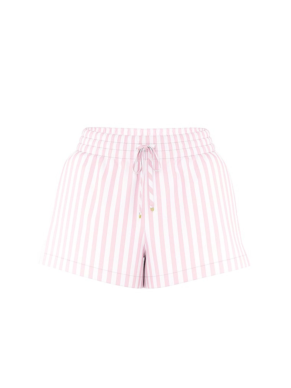 vs Victoria's Secret Swim Cover-Up Shorts Pink Iconic Stripe 1 of 1 