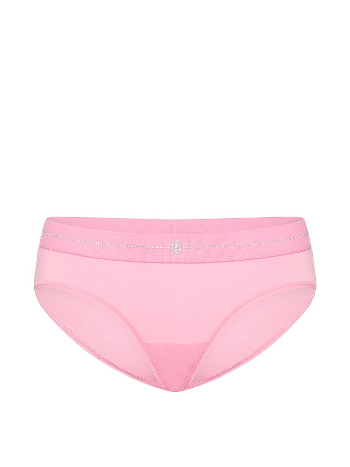 vs Cotton Shine Logo Cotton Hiphugger Panty Victoria Pink 3 of 3 