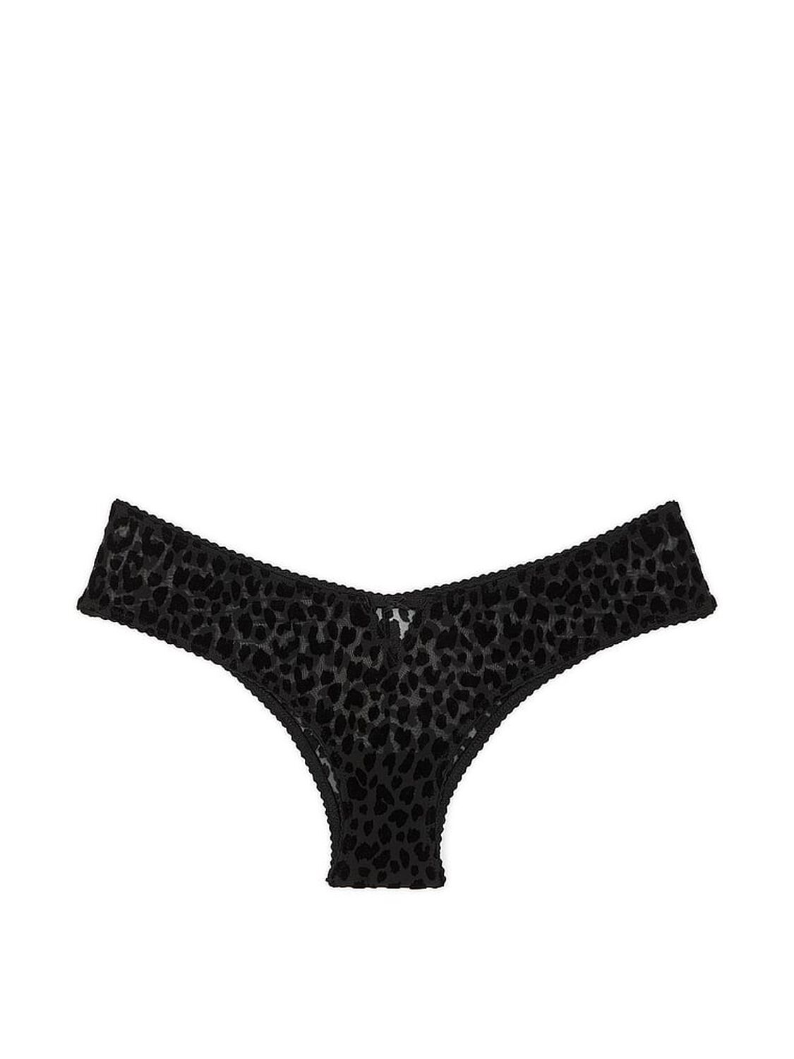 vs Very Sexy Flocked Leopard High-Leg Cheeky Panty 3 of 3 
