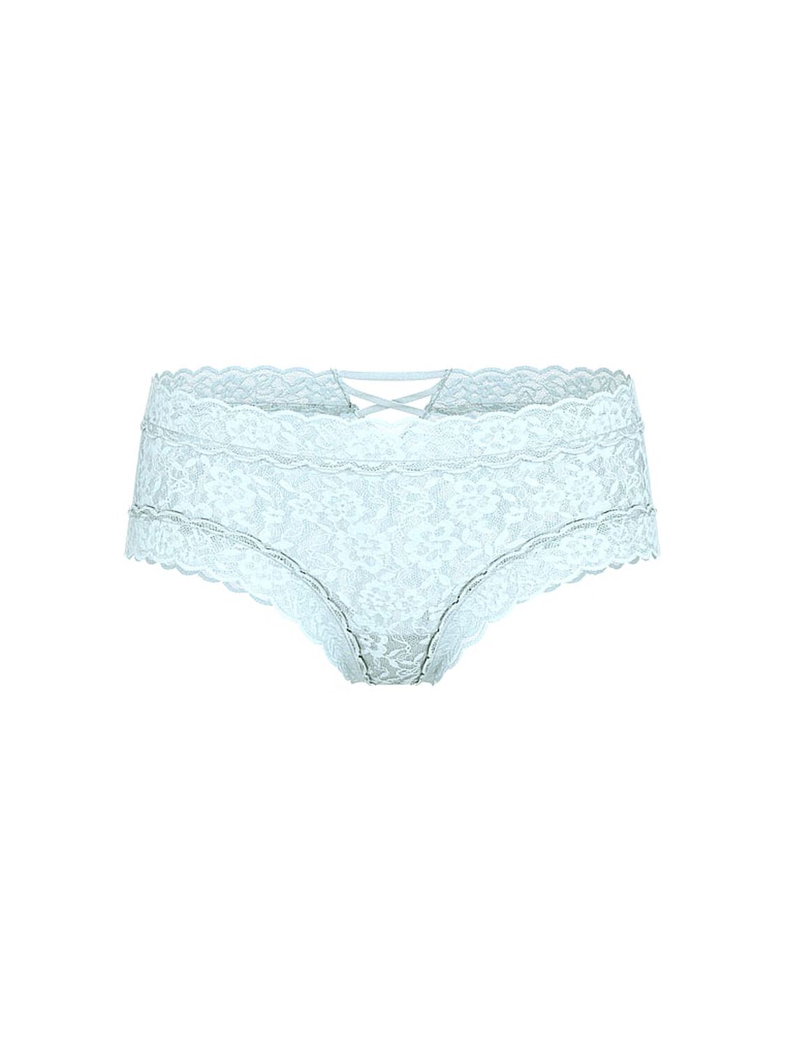 vs The Lacie Blossom Lace Strappy-Back Cheeky Panty Tradewinds Blue 3 of 3 