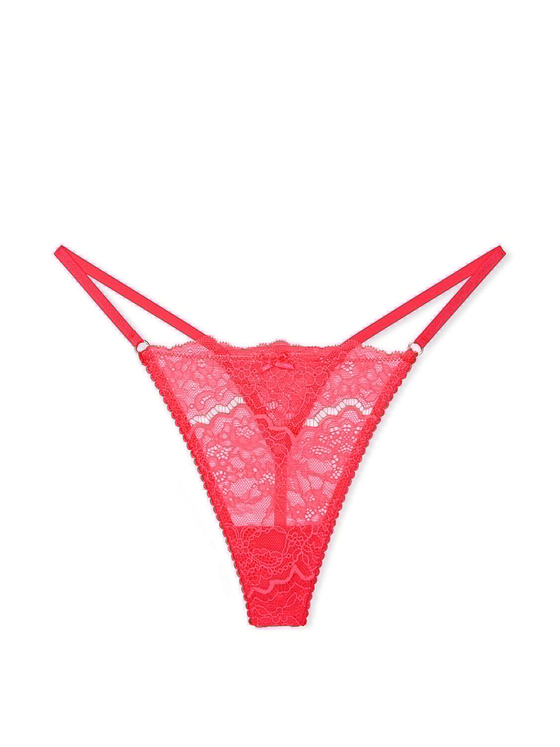 vs Dream Angels Lace V-String Panty Hot Pink 3 of 3 