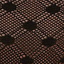 Dot Geo Lace Cheeky Panty, Black, swatch