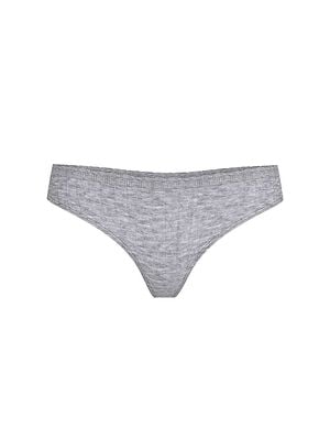 Seamless Cotton Rib Thong Panty