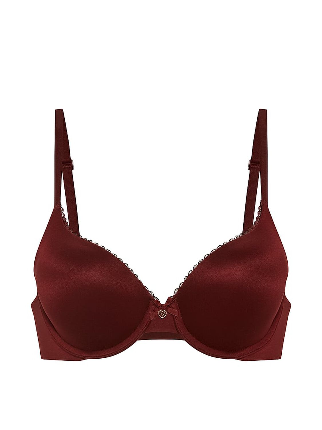 vs Body By Victoria Perfect Shape Smooth Push-Up Bra Cherrywood 3 of 3 