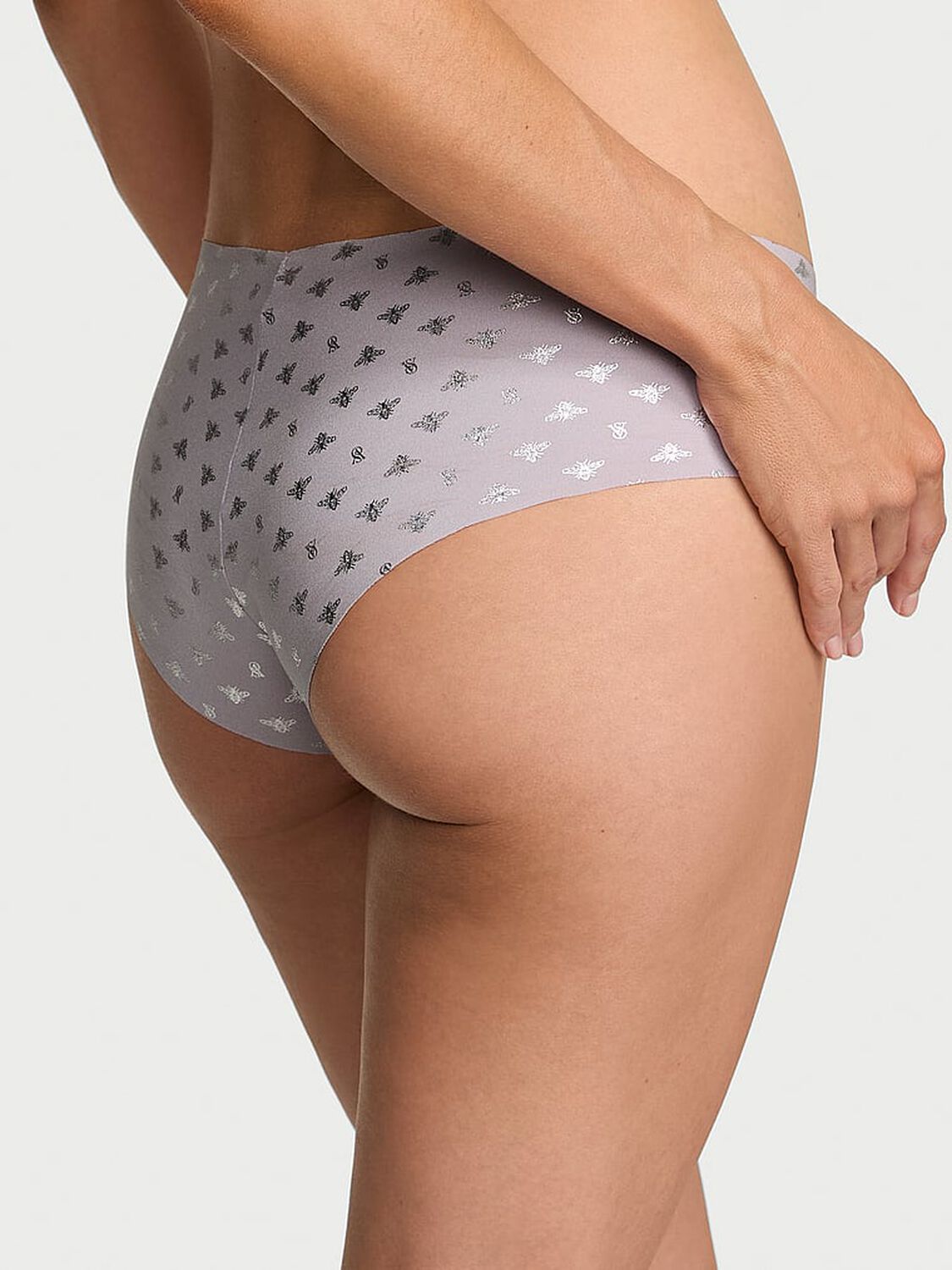 vs No-Show No-Show Cheeky Panty Feather Blue Foil Bees 2 of 3 