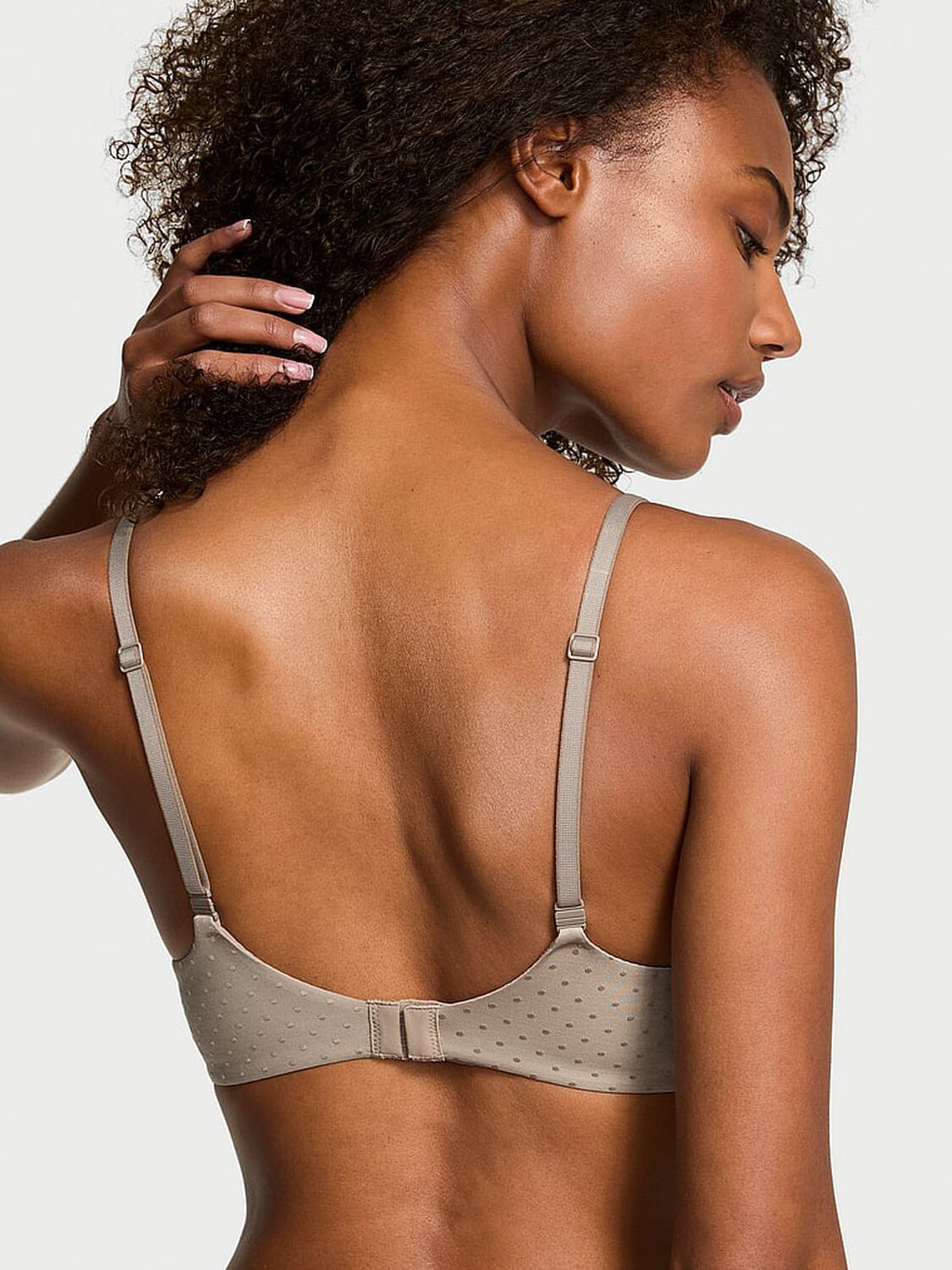 vs Body By Victoria Lightly Lined Demi Bra Dove Grey 2 of 3 