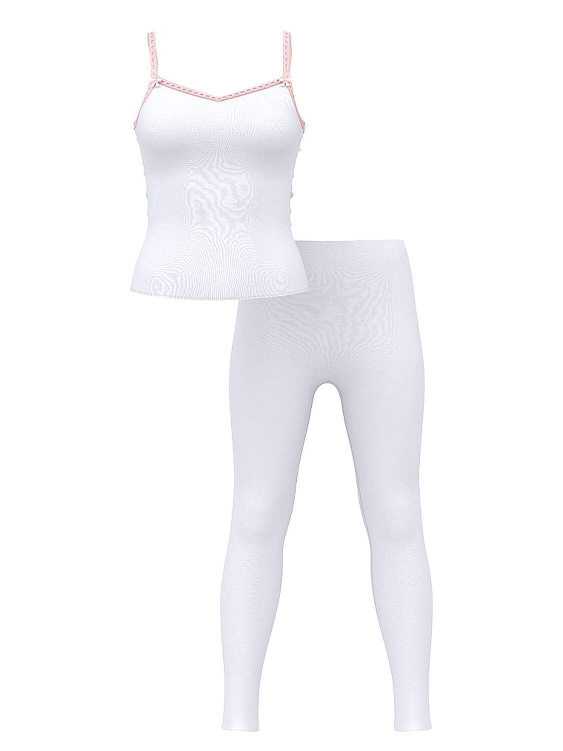 vs Victoria's Secret Flirty Cotton Rib Cami Vs White 3 of 3 