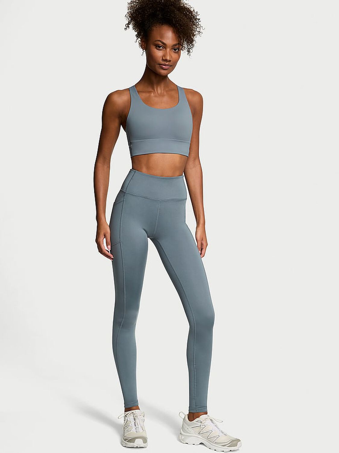 vs Vsx VSX Essential High-Rise Pocket Legging Dark Steel 1 of 3 