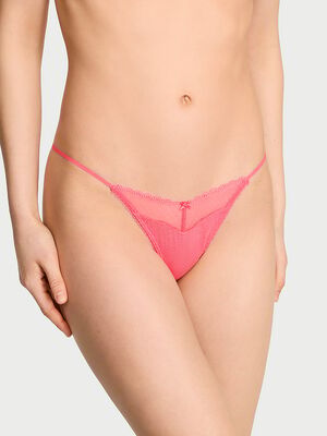 Stretch Pointelle V-String Panty