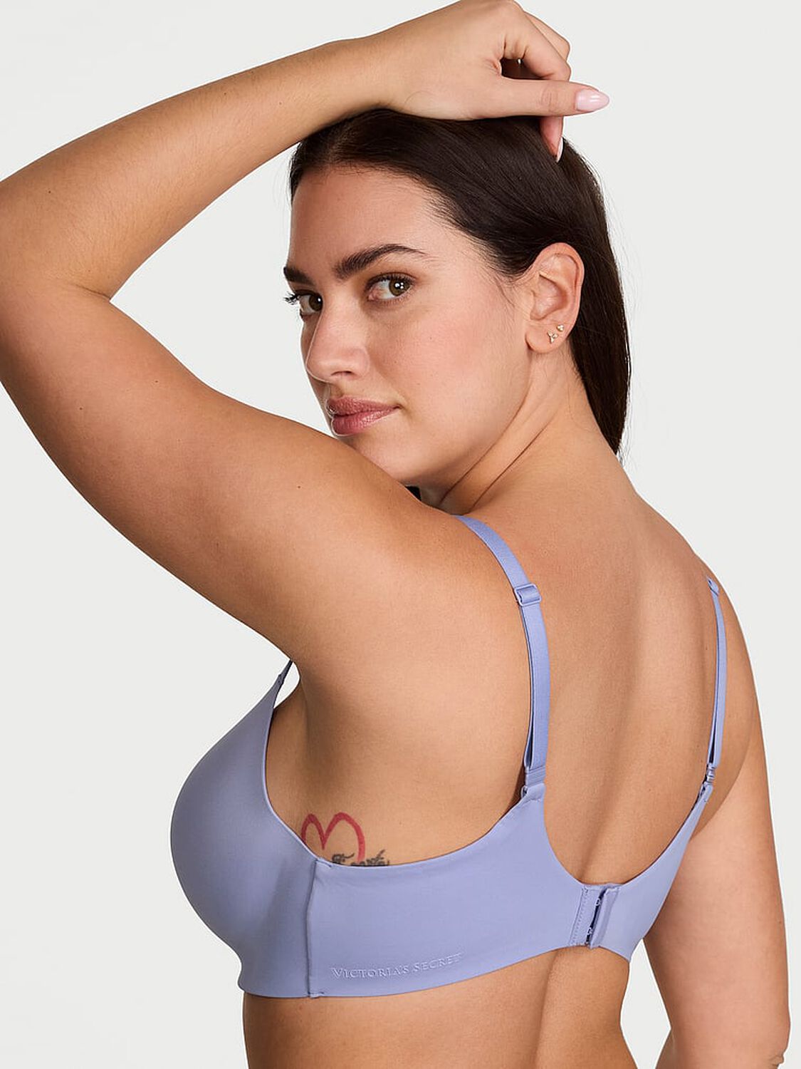 vs Body By Victoria FlexFactor Lightly Lined Plunge Demi Bra Light Lavender 2 of 4 
