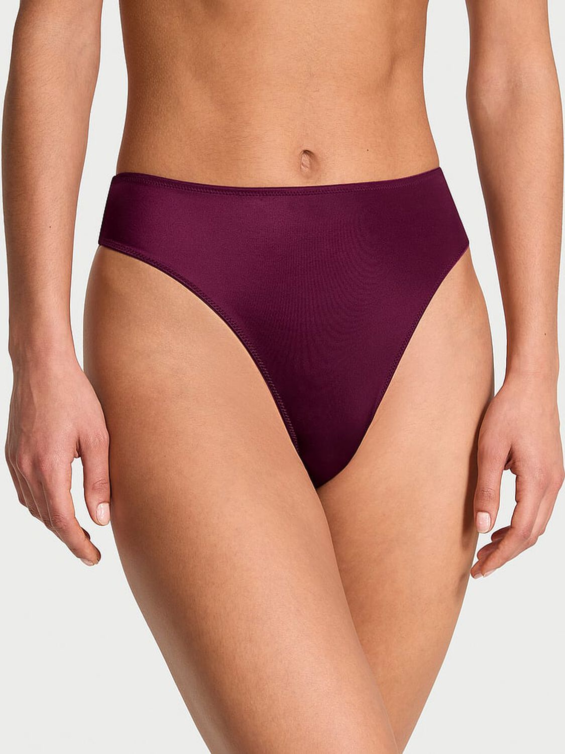 vs Very Sexy Smooth High-Waist Strappy-Back Thong Panty 1 of 4 