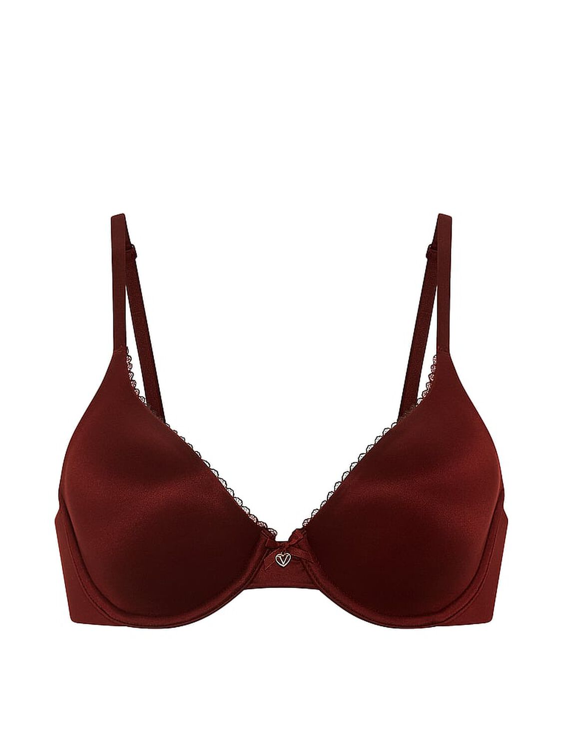 vs Body By Victoria Lightly Lined Full-Coverage Bra Cherrywood 3 of 3 