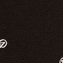 Stretch Cotton Hiphugger Panty, Black Small Logo, swatch