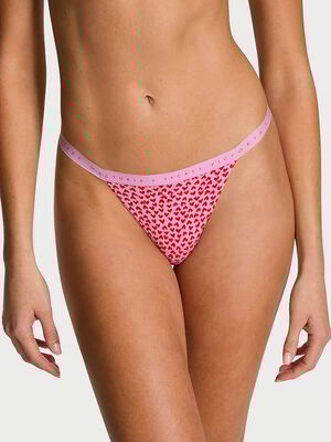 Stretch Cotton V-String Panty