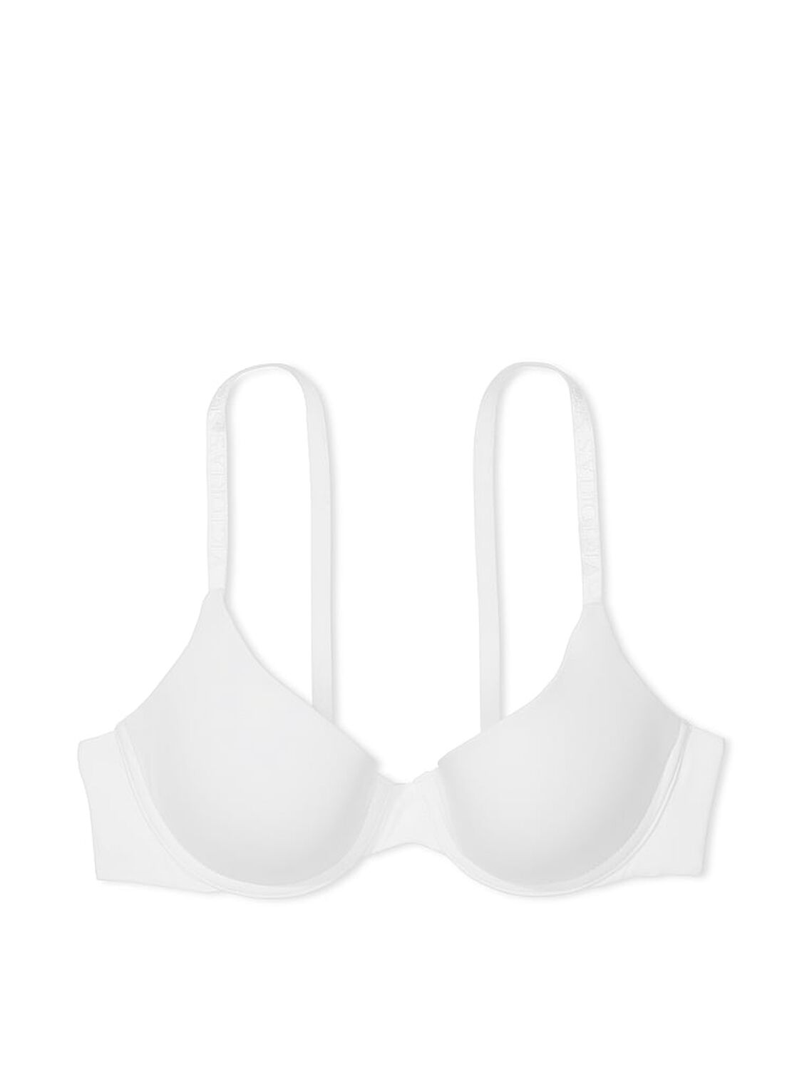 vs The T-Shirt Lightly Lined Smooth Demi Bra Vs White 3 of 3 