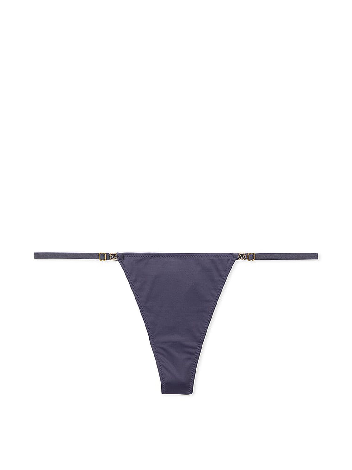 vs Love Cloud Adjustable String Thong Panty Slate Blue 3 of 4 