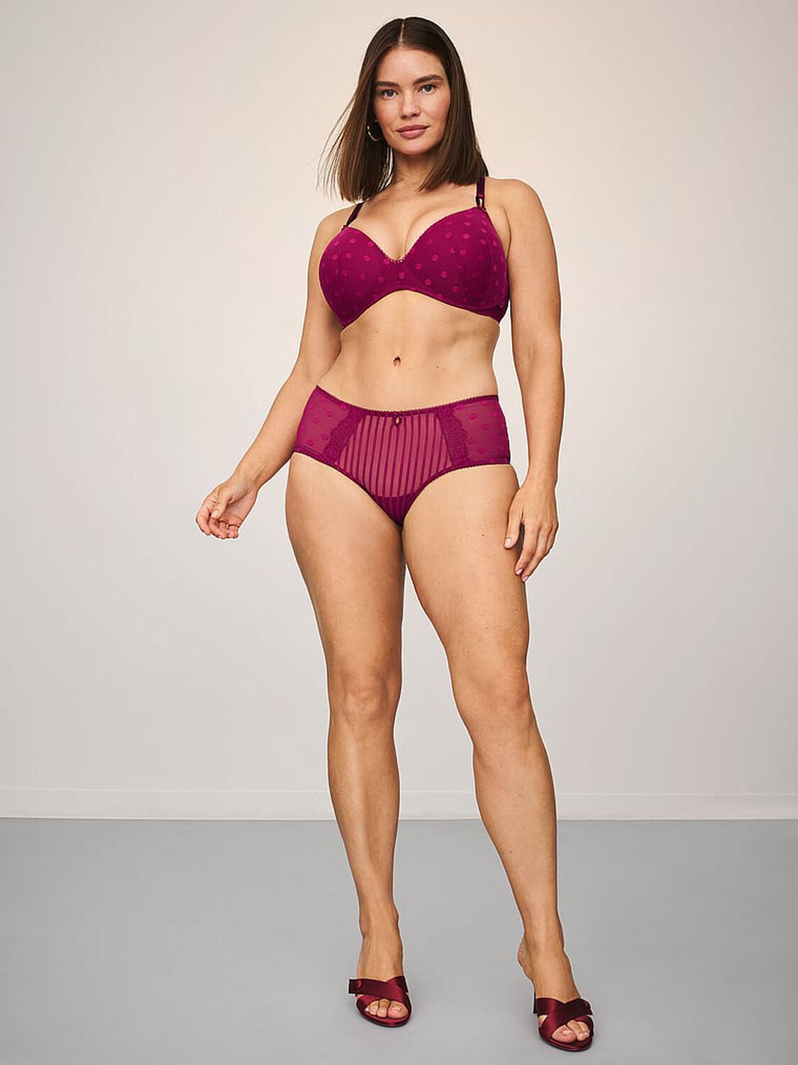 vs The Lacie Lacie Sheer Heritage Cheeky Panty Fresh Jam 4 of 5 