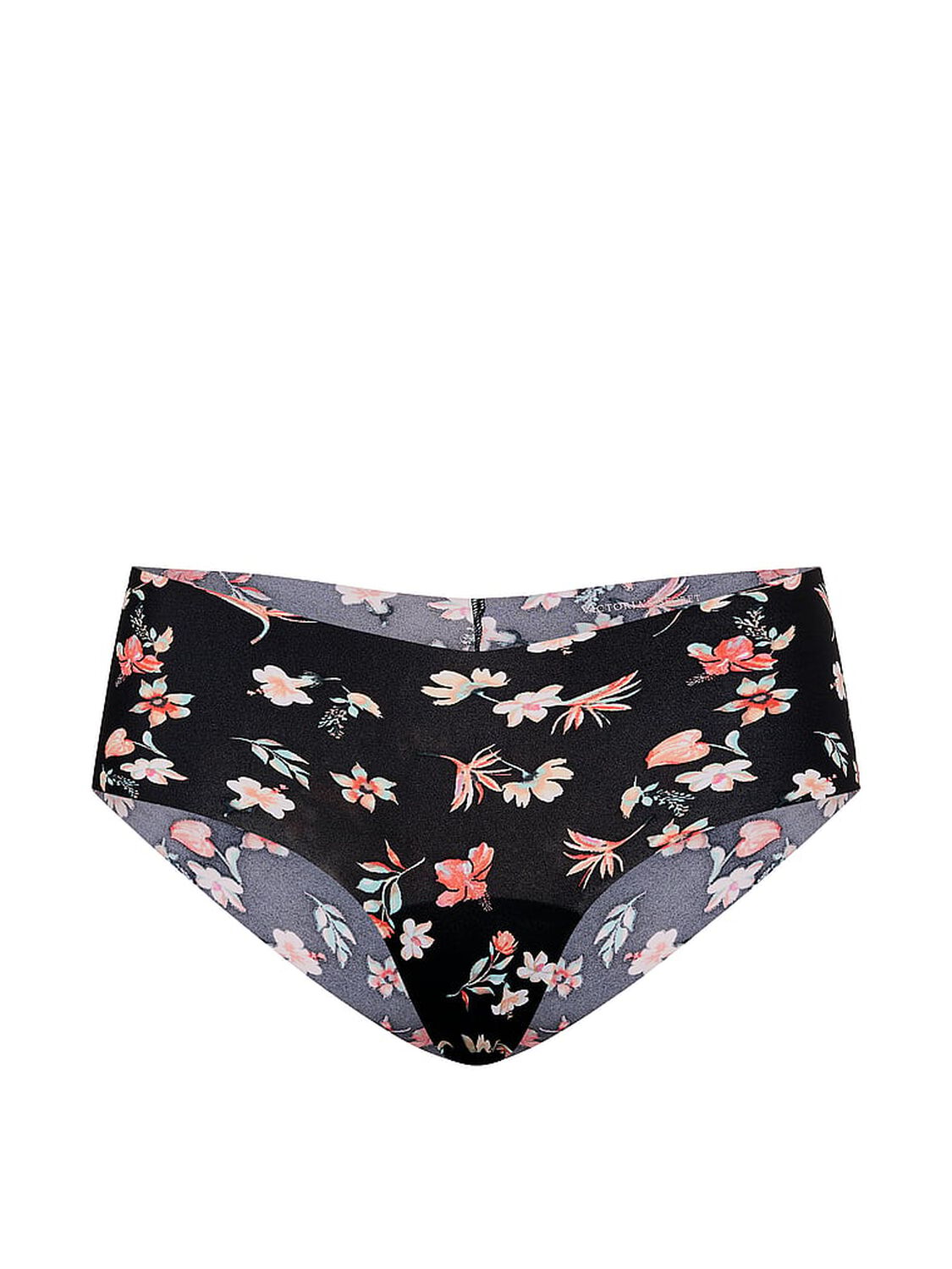 vs No-Show No-Show Cheeky Panty Black Tropical Floral 3 of 3 