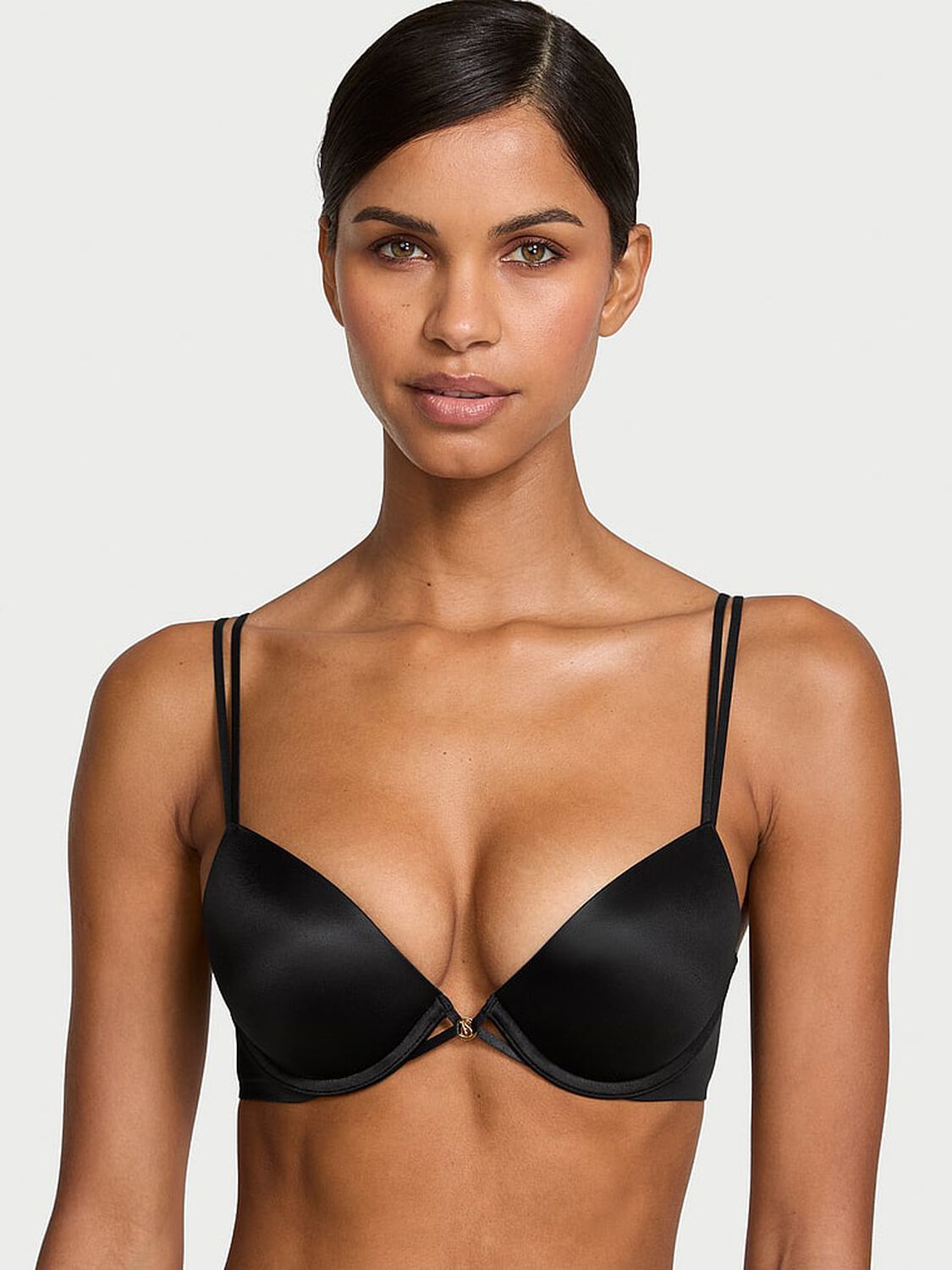 vs Very Sexy Smooth Push-Up Bra Jet Black 1 of 4 