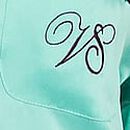 Signature Satin Long Pajama Set, Scuba Blue, swatch