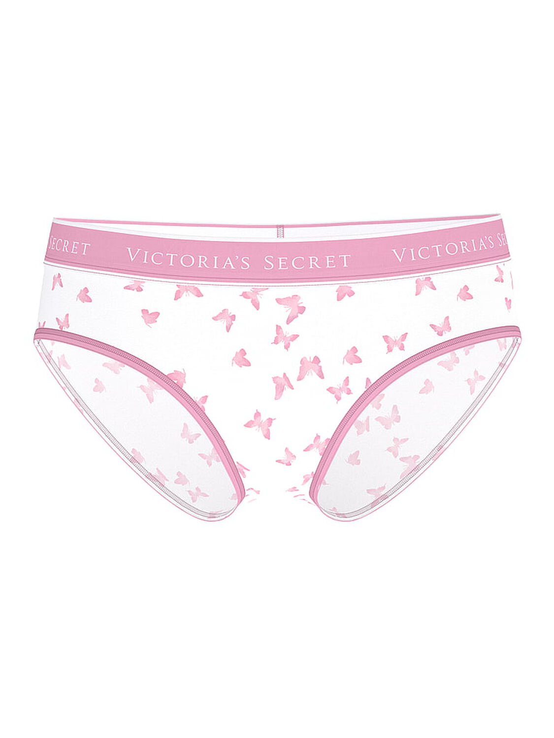 vs Cotton Logo Cotton Hiphugger Panty Parlour Rose Butterflies 3 of 3 