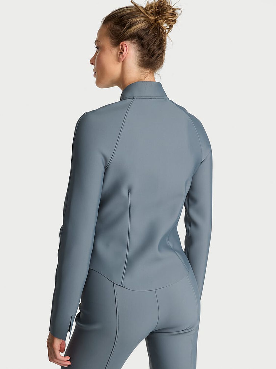 vs Vsx VSX Defined Scuba Zip Long-Sleeve Top Dark Steel 2 of 2 
