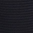 Cotton Shadow Stripe Lace-Waist Cheeky Panty, Noir Navy, swatch