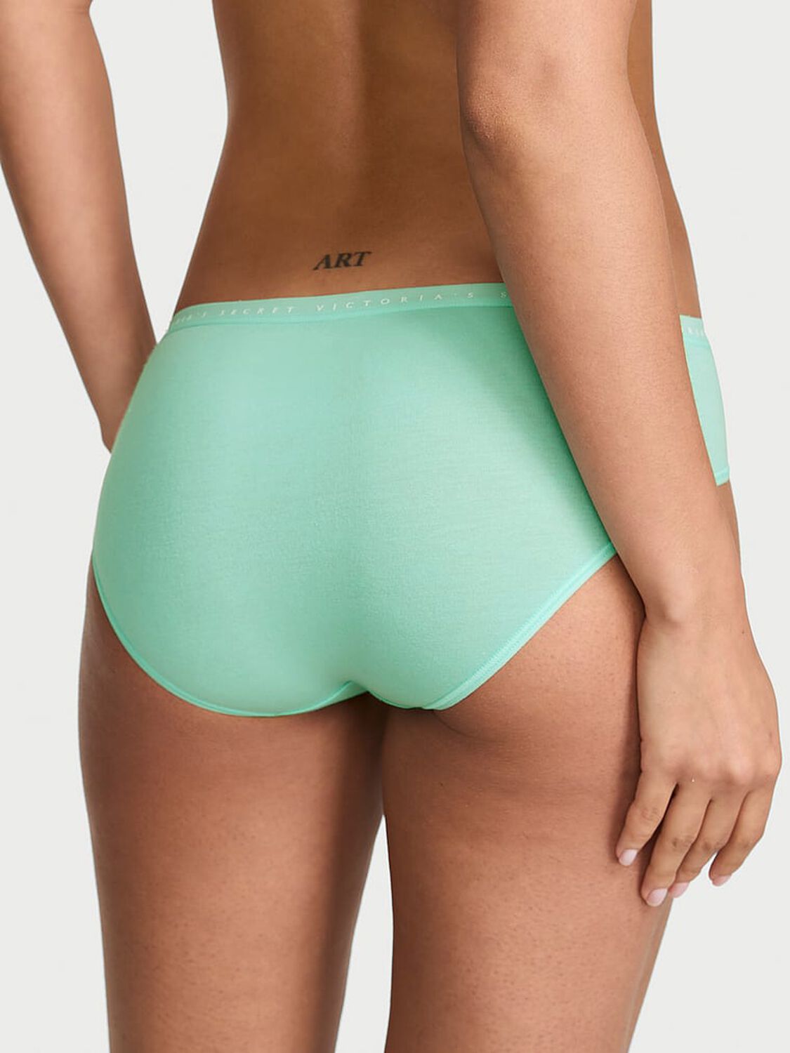 vs Victoria's Secret Stretch Cotton Hiphugger Panty Waterfall 2 of 2 