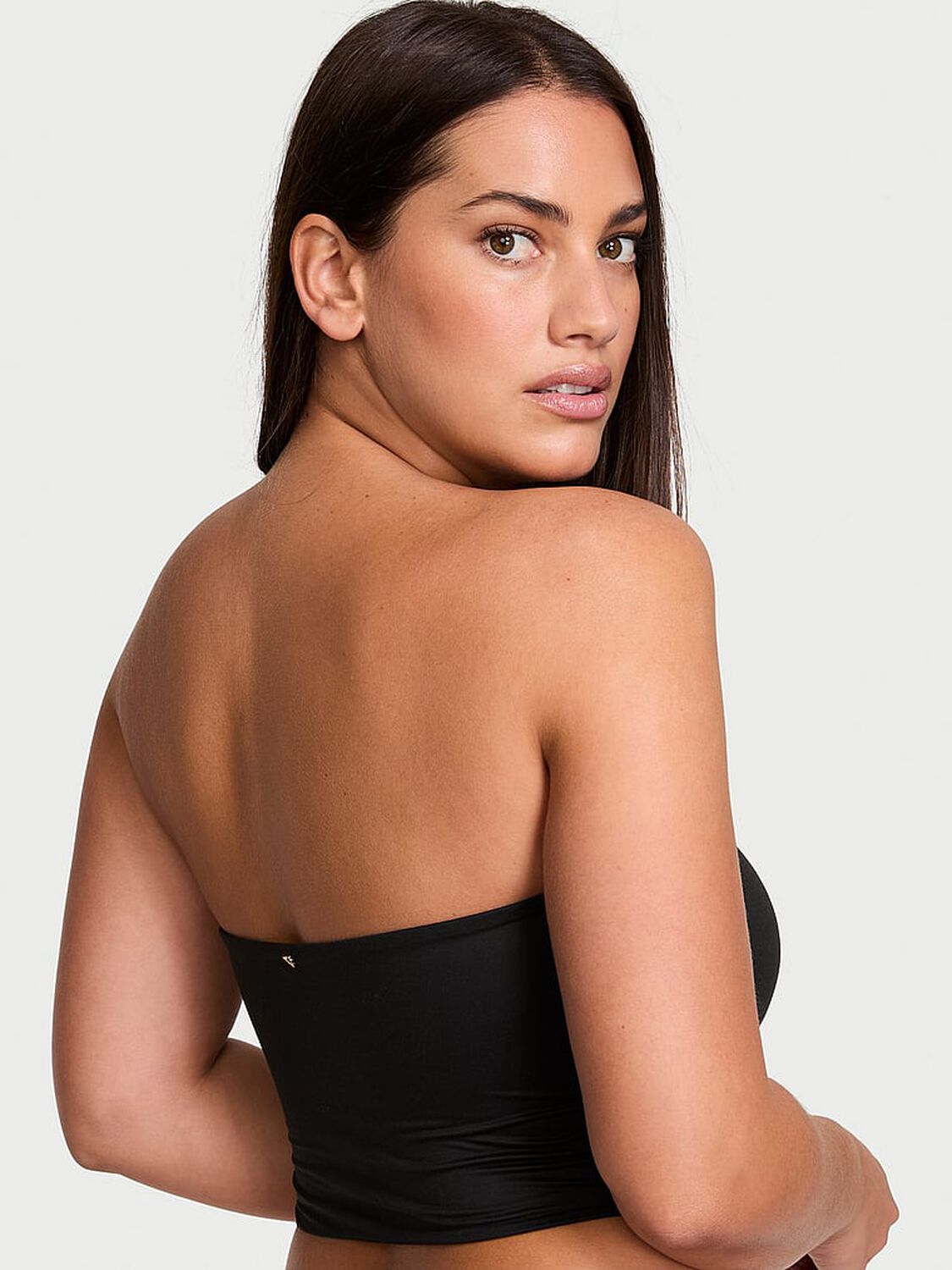 vs Victoria's Secret Bodywear by Victoria's Secret with FeatherSoft&trade; Innovation Tube Top Black 2 of 2 