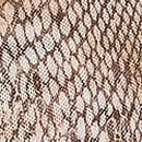 Beachwear Mesh Cowl-Neck Halter Top, Snake, swatch