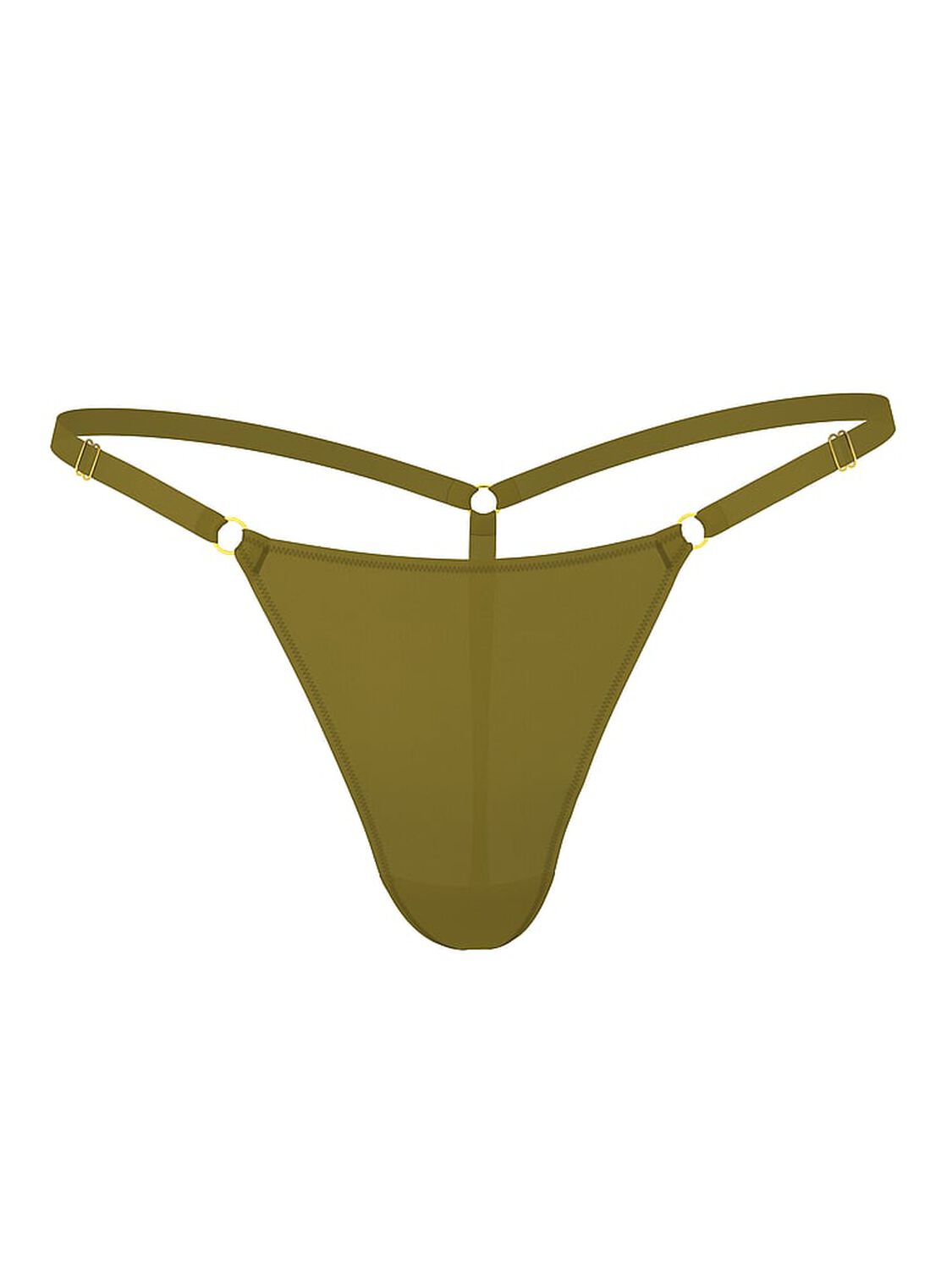 vs Very Sexy Hardware Adjustable V-String Panty Green Chameleon 2 of 2 