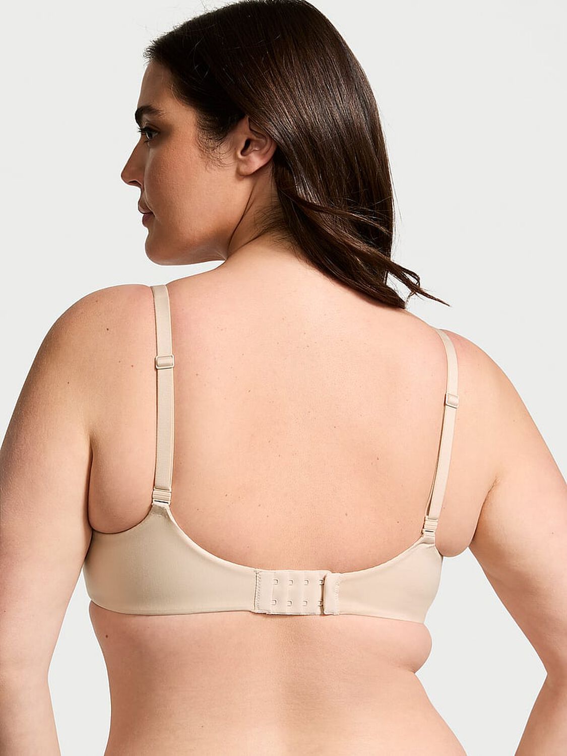 vs Body By Victoria Invisible Lift Unlined Smooth Demi Bra Marzipan 2 of 4 