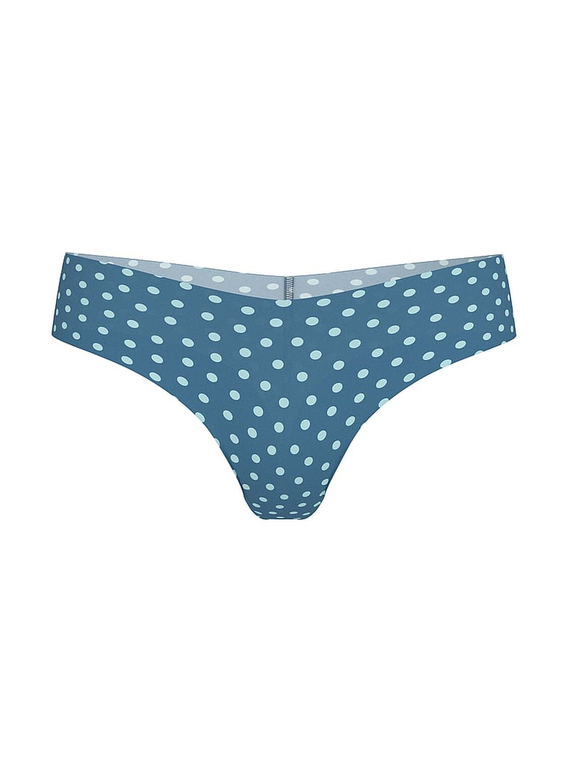 vs No-Show No-Show Thong Panty Teal Haze Dots 3 of 3 