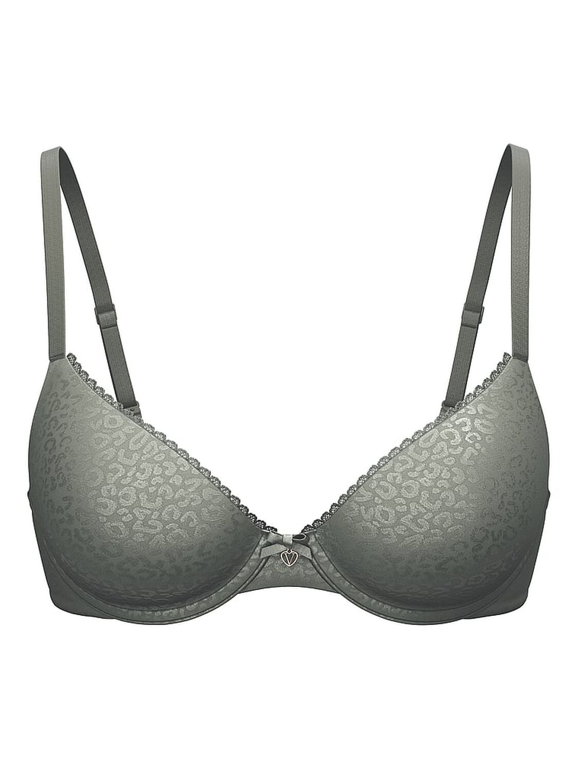 vs Body By Victoria Invisible Lift Unlined Smooth Demi Bra Expedition Green 3 of 4 