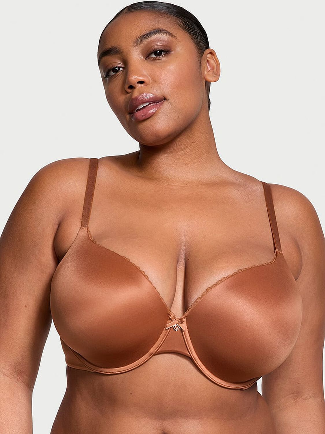 vs Body By Victoria Lightly Lined Full-Coverage Smooth Bra Caramel 1 of 3 