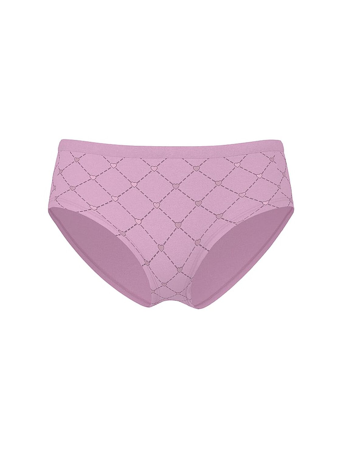 vs Seamless Seamless Quilted Hearts Hiphugger Panty Bikini Pink Quilted Hearts 3 of 3 
