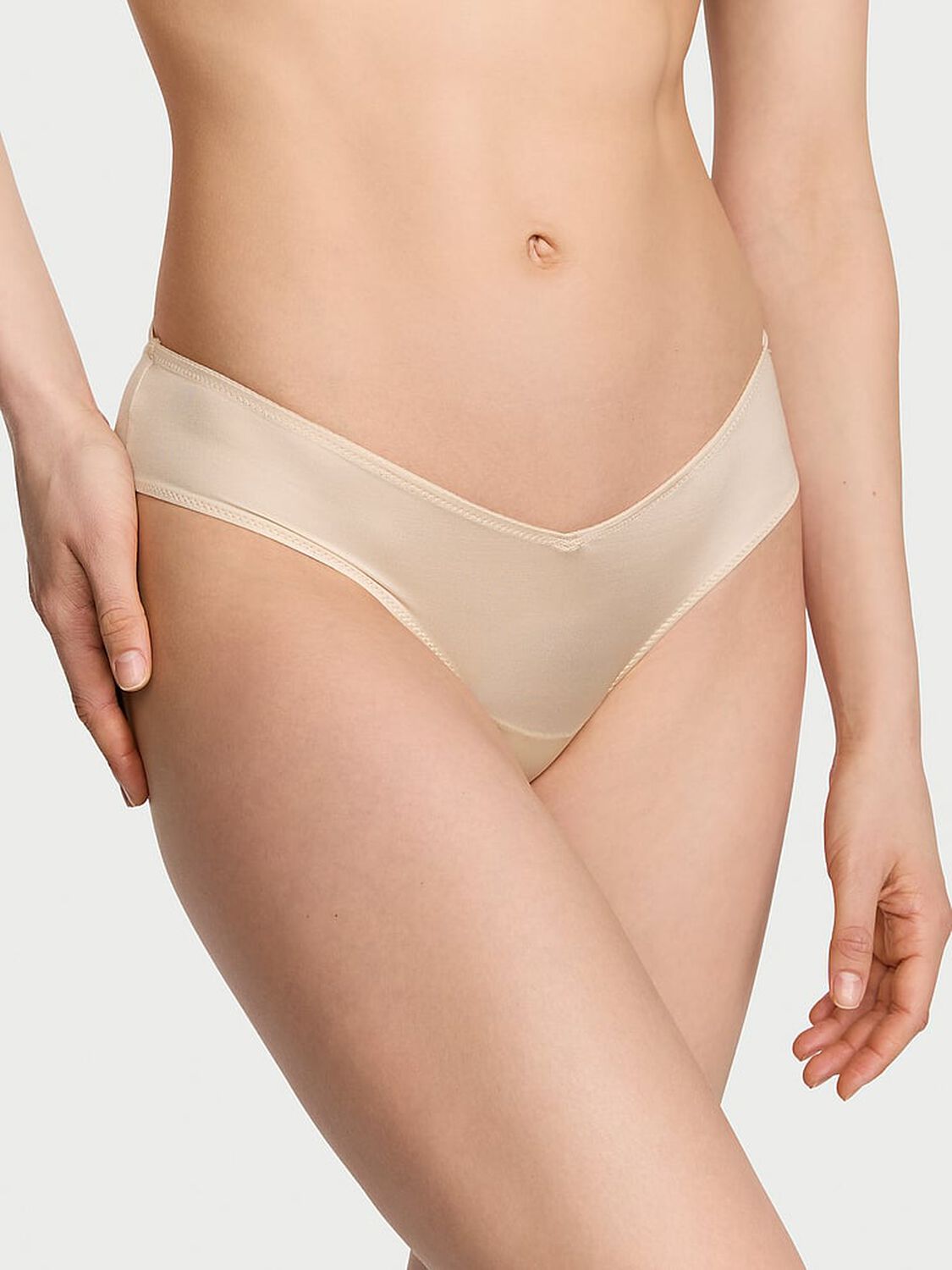 vs Very Sexy Strappy Back High-Leg Cheeky Panty Marzipan 1 of 3 