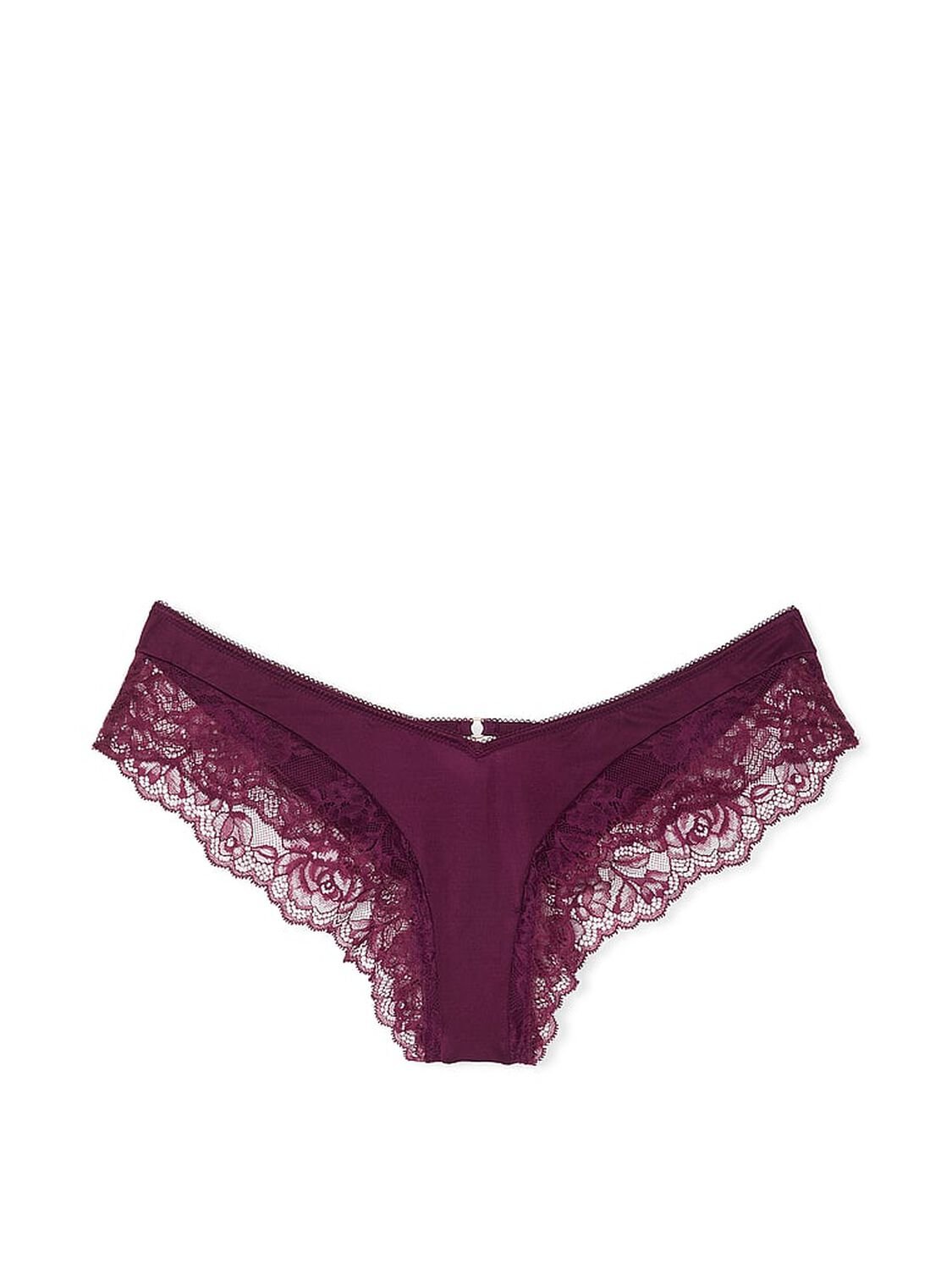 vs Very Sexy Rose Lace-Trim High-Leg Cheeky Panty Kir 3 of 3 