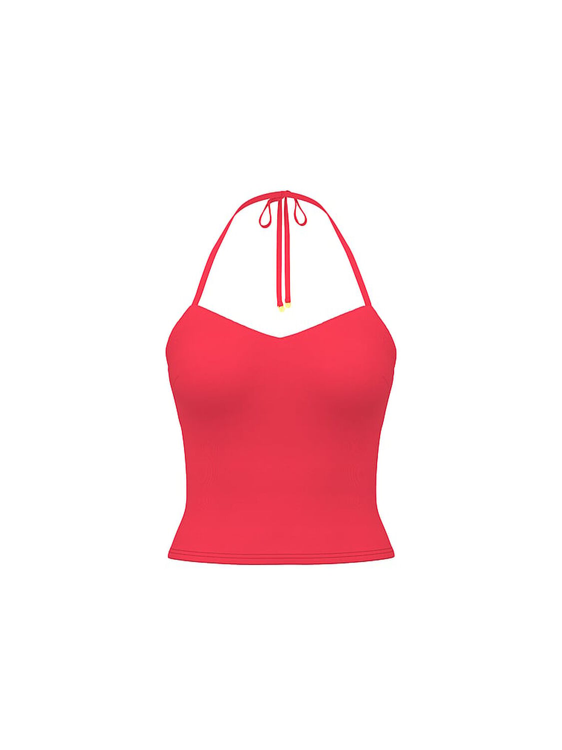 vs Victoria's Secret Swim Essential Scoop Halter Tankini Top Poppy 3 of 3 