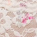 Lace Cheeky Panty, Coconut White, swatch