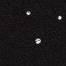 Stretch Cotton Sparkle Hiphugger Panty, Black, swatch