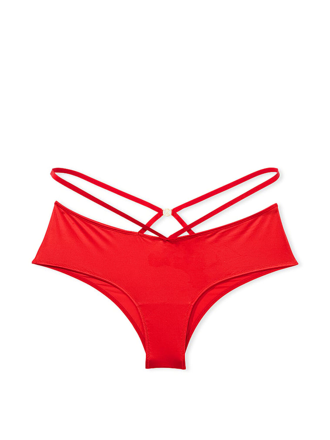 vs Very Sexy So Obsessed Strappy Cheeky Panty Lipstick Red 3 of 4 