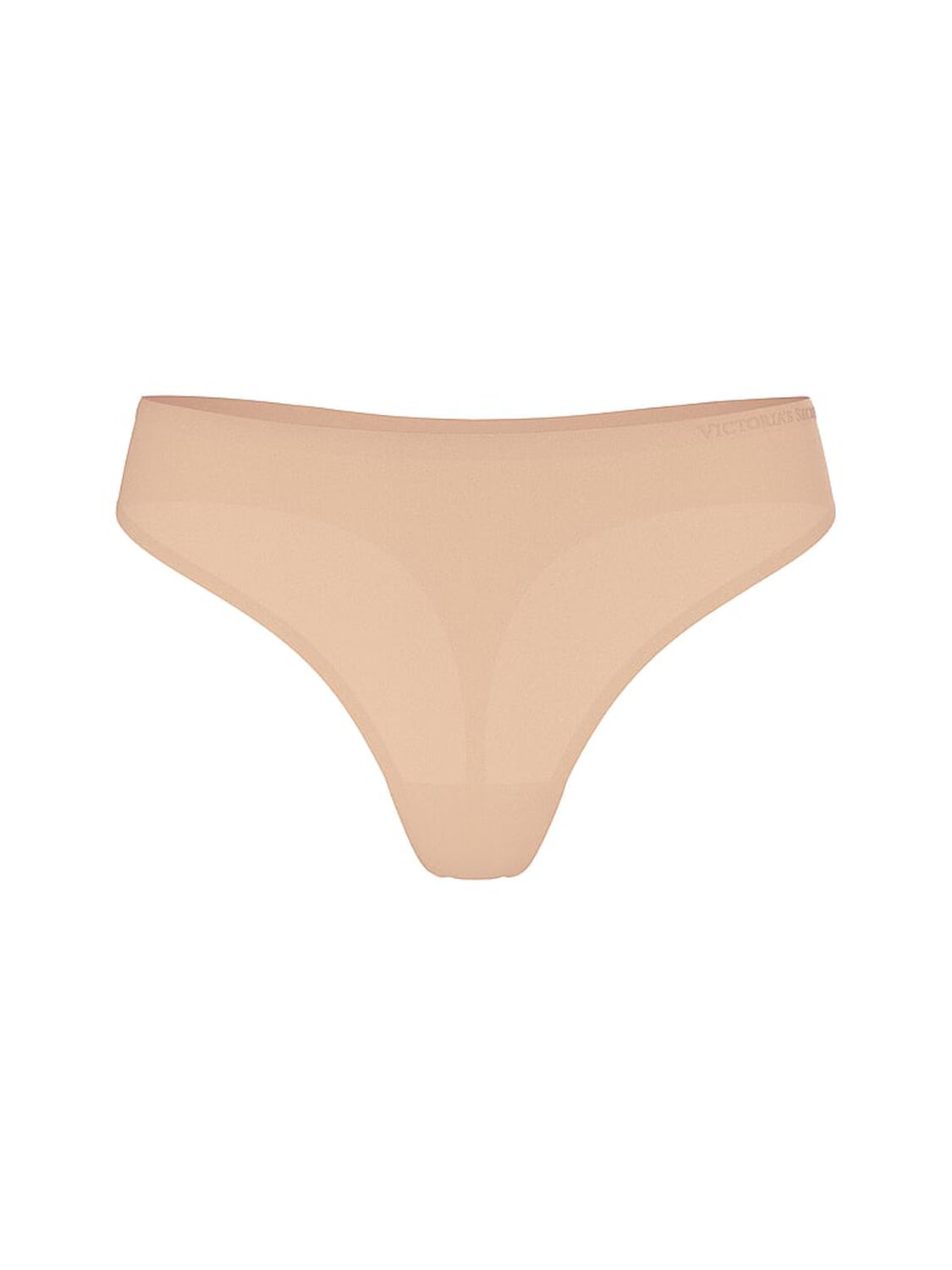 vs Body By Victoria Body by Victoria Flex Mid-Rise Thong Panty Praline 3 of 3 
