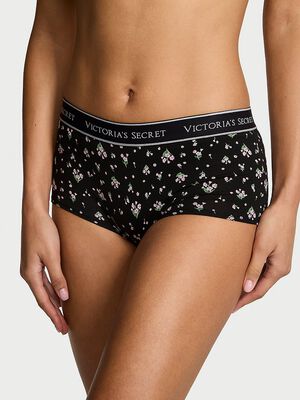 Logo Cotton Boyshort Panty