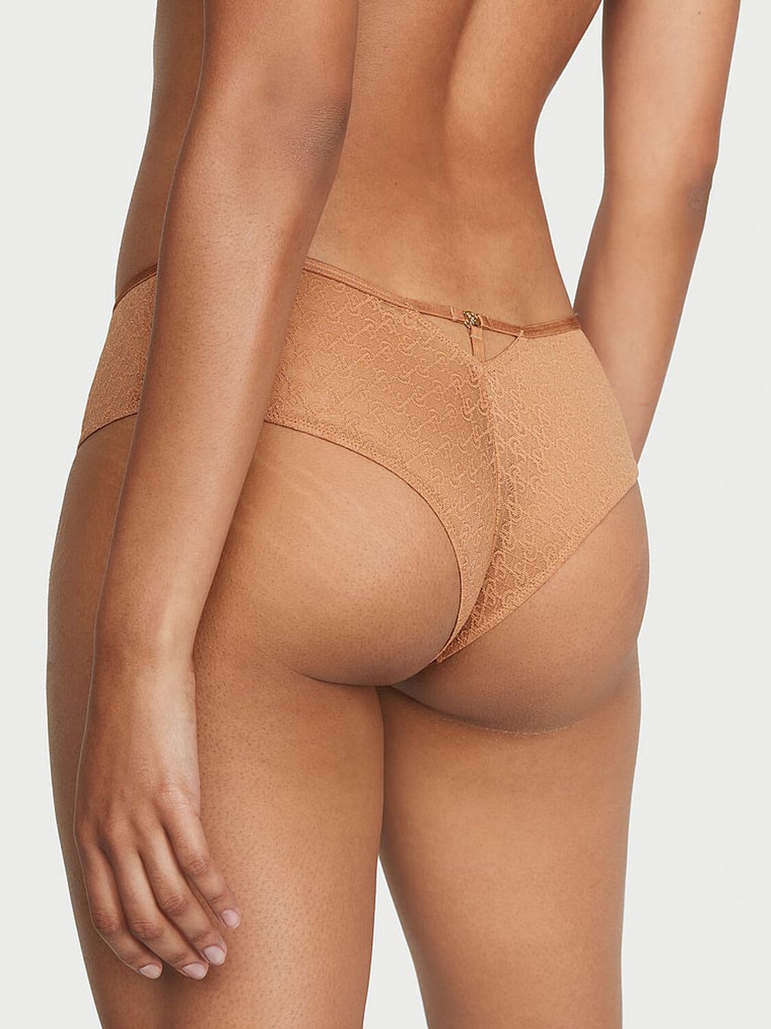 vs Very Sexy Icon by Victoria's Secret Icon Lace Cheeky Panty Toffee 2 of 4 