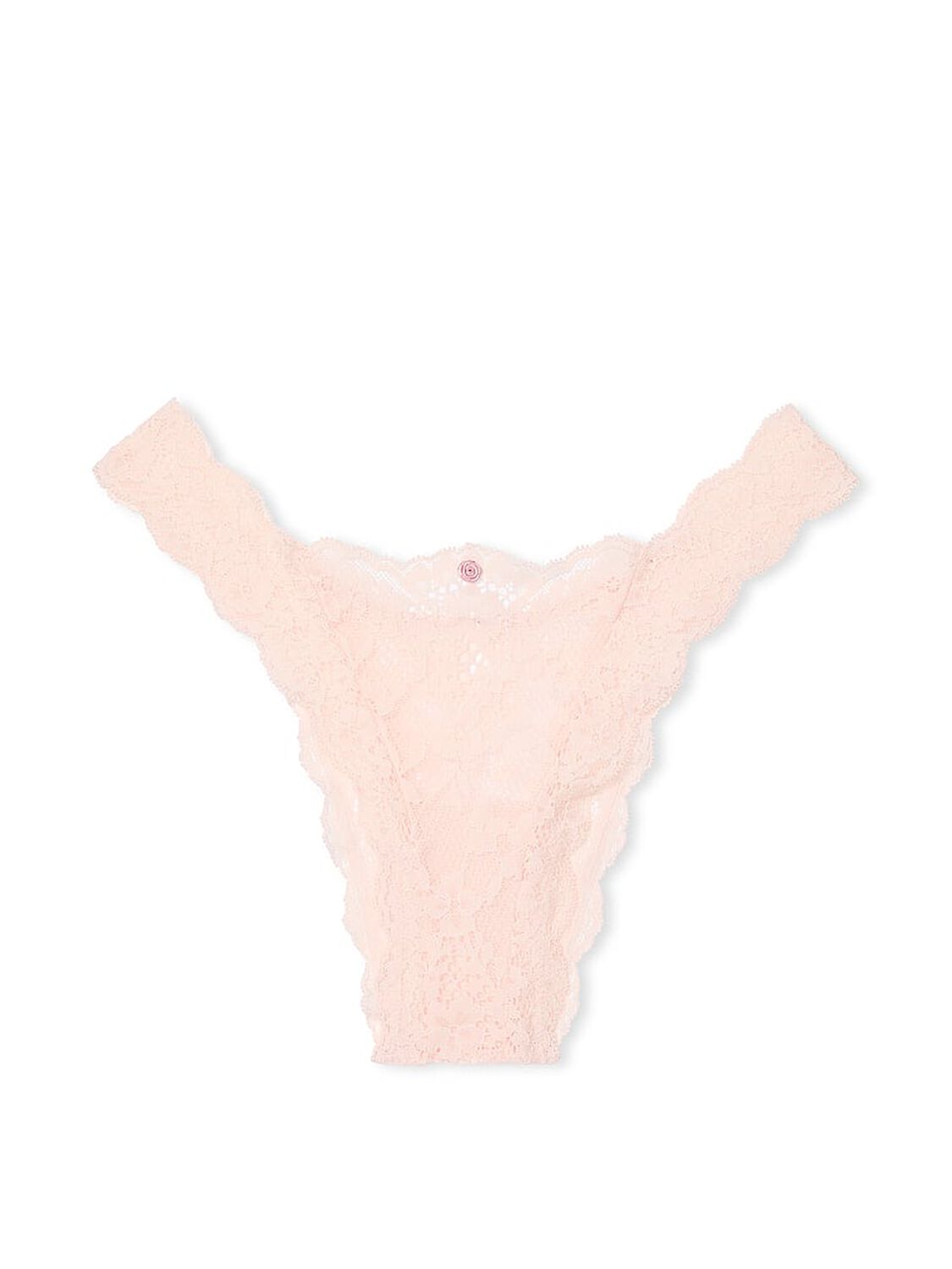 vs Dream Angels Lace Brazilian Panty Purest Pink 3 of 4 