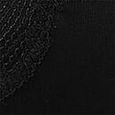 Lace-Trim Push-Up Bra, Black, swatch