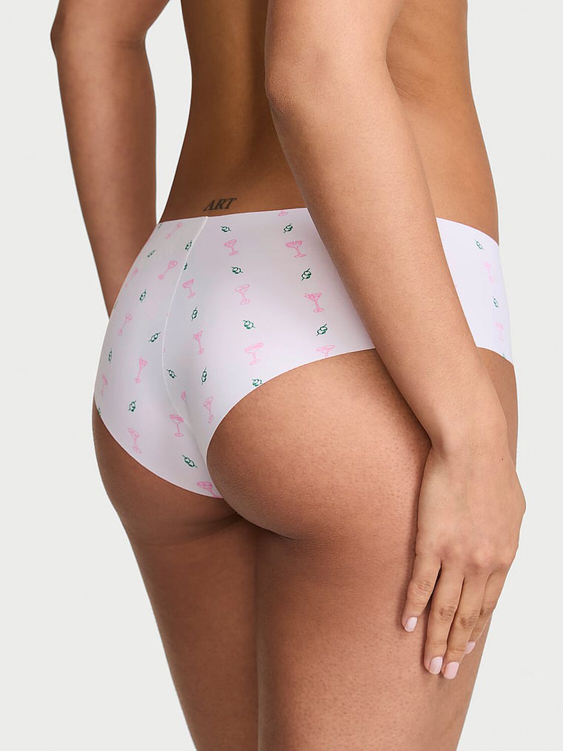 vs No-Show No-Show Cheeky Panty White Ground Martinis 2 of 2 