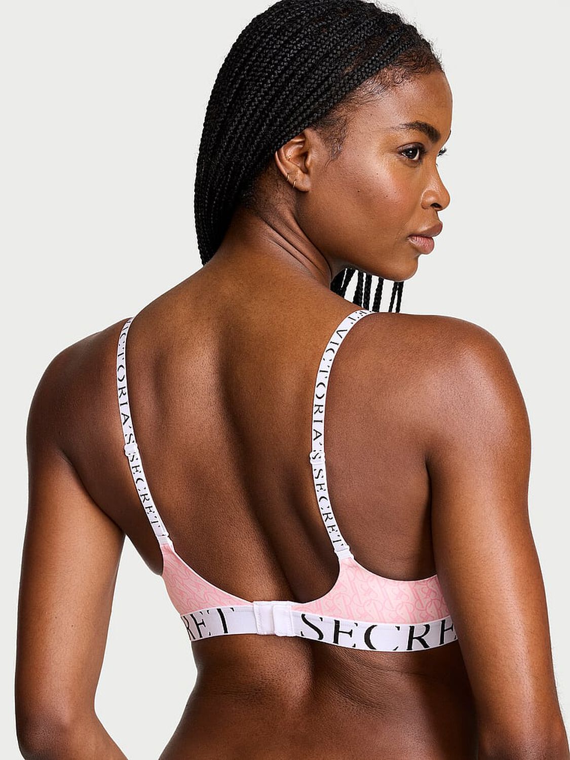 vs The T-Shirt The CoolBra&trade; Lightly Lined Demi Pretty Blossom Logos 2 of 3 