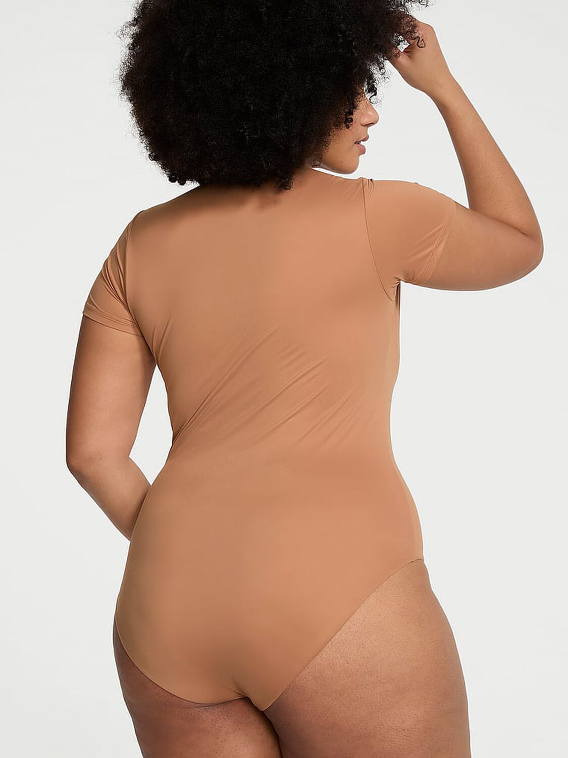 vs Victoria's Secret FeatherSoft&trade; BODYWEAR Short-Sleeve Bodysuit 2 of 4 